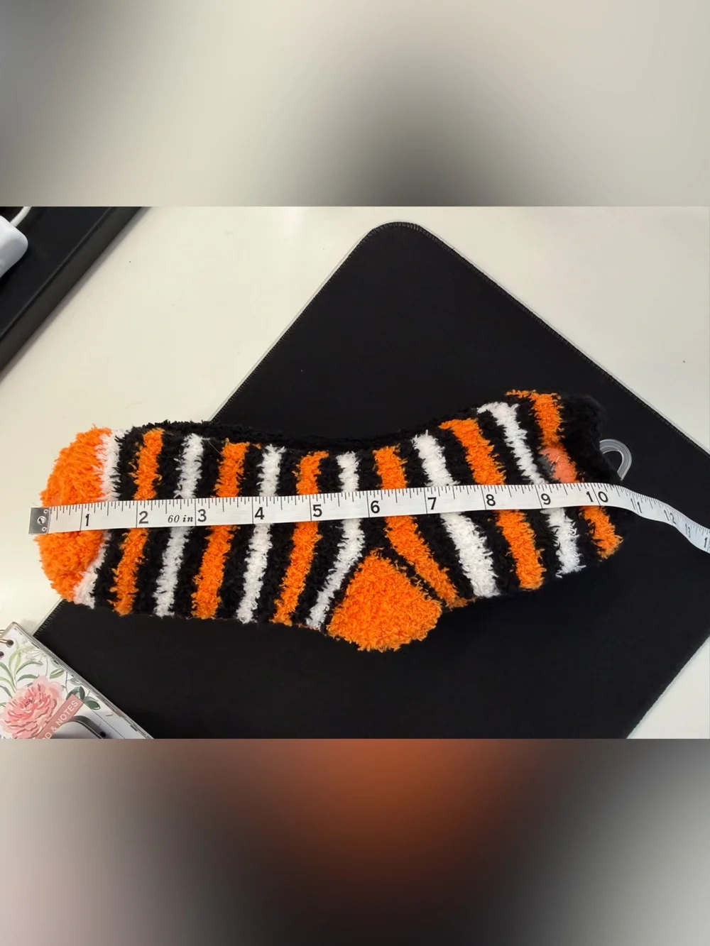 NWT Halloween Fuzzy Socks Jack O Lantern Plaid & Striped Cozy Crew 3 Pack